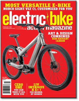 Simbol PR client in Electric Bike Magazine